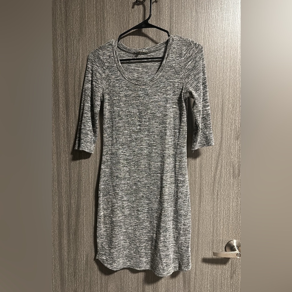 Fitted sweater dress